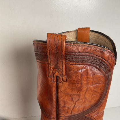 Vintage Dan Post French Toe Cowboy Boots | 1970s | 10.5 D