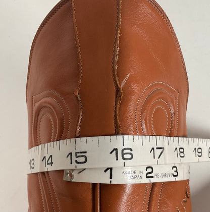 Custom Smooth Ostrich Cowboy Boots | Exotic | Tooled Inlay | Men’s 8.5