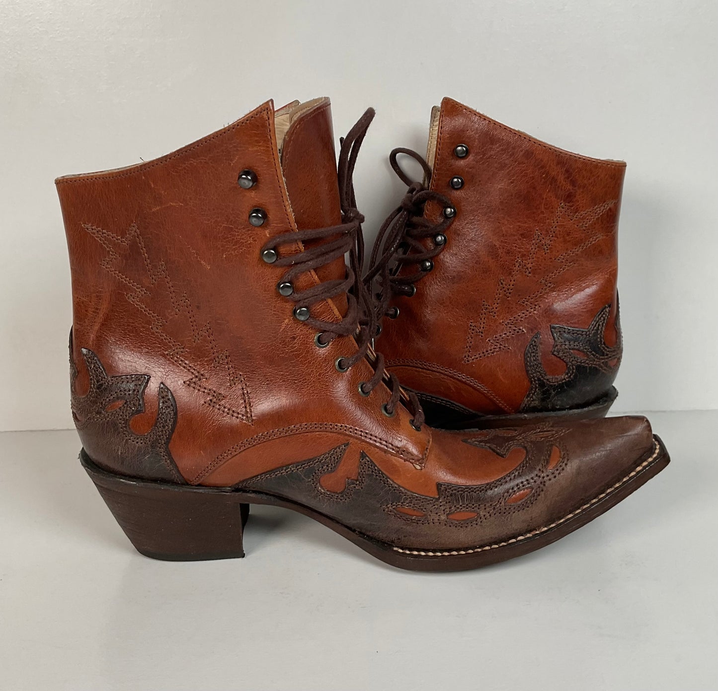 Corral’s Circle G Western Boots | Lace Up Packer | Men’s 9.5 EE