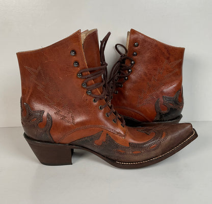 Corral’s Circle G Western Boots | Lace Up Packer | Men’s 9.5 EE