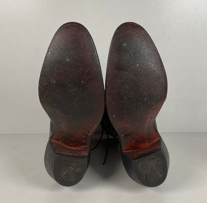 Custom Kiltie Packer Boots | Dark Brown | Men’s 9 D