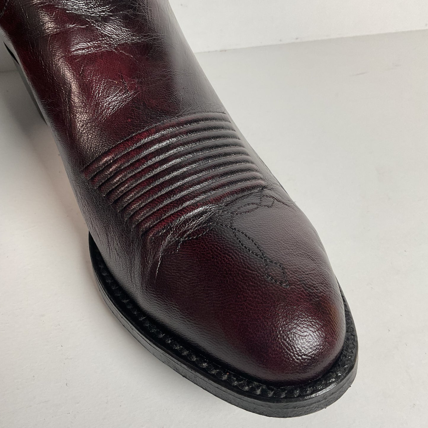 Vintage Lucchese Santini Goat Cowboy Boots | USA Made | Seville | Men’s 9 D