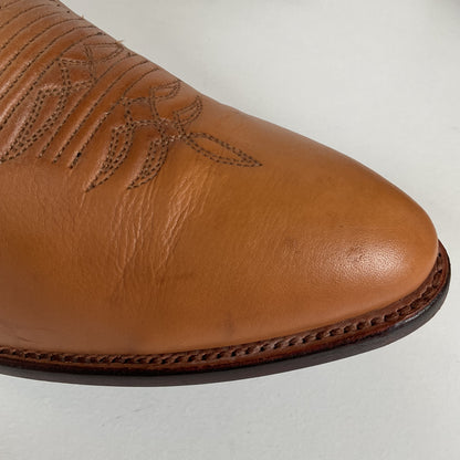Vintage J. Chisholm Buckskin Cowboy Boots | USA Made | Men’s 13 D