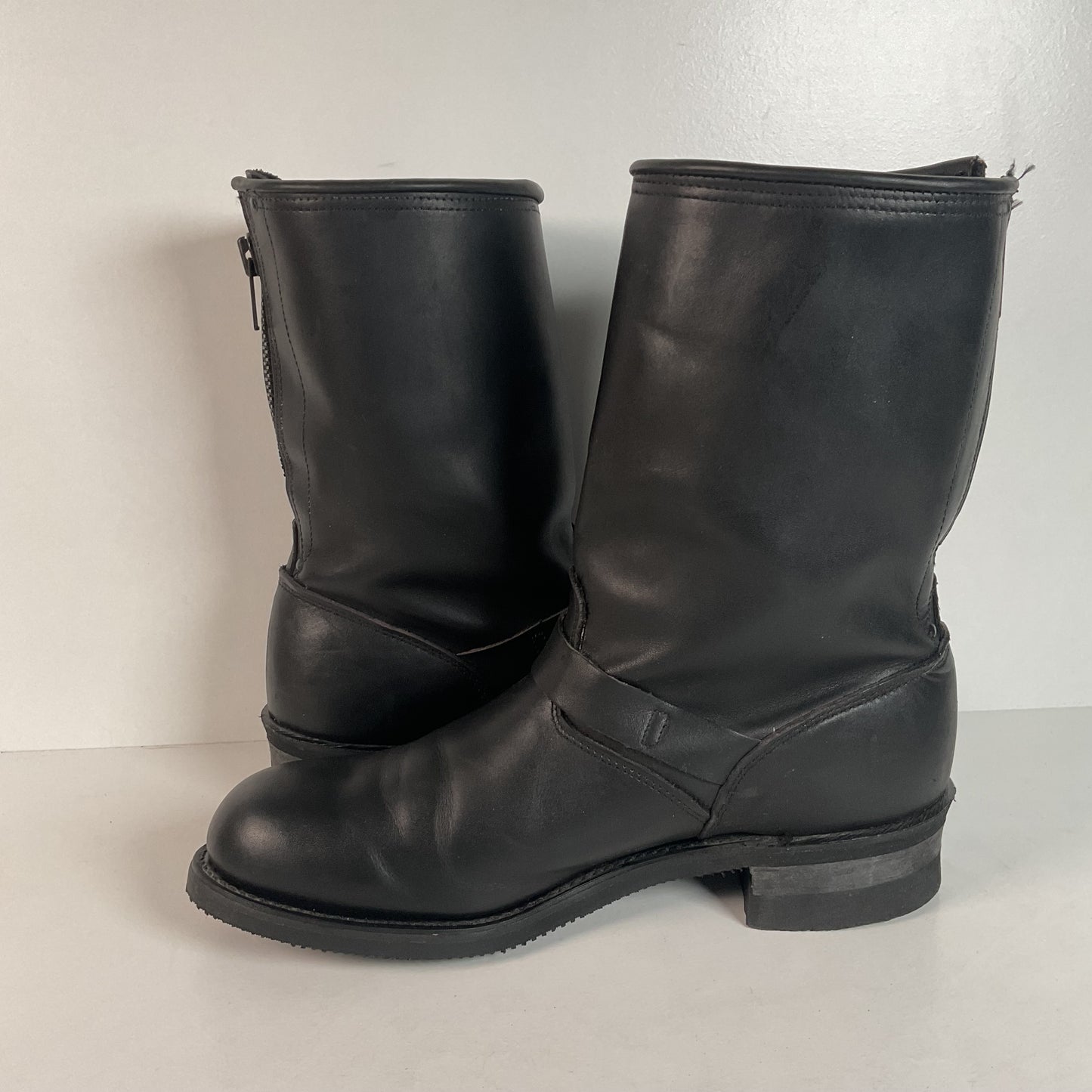 Vintage Harley Davidson Engineer Boots | Soft Toe | Zip Up | USA Made | Men’s 11