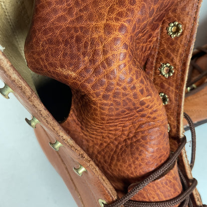 Vintage J. Chisholm Kiltie Packer Boots 10 EE USA Made