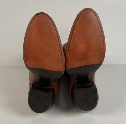 Vintage Tony Lama Cowgirl Boots | Brown | Men’s 5 B | Women’s 6