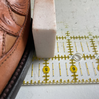 Cock of The Walk Cowboy Boots 12.5 Hand Tooled Carrie Cameron Designs