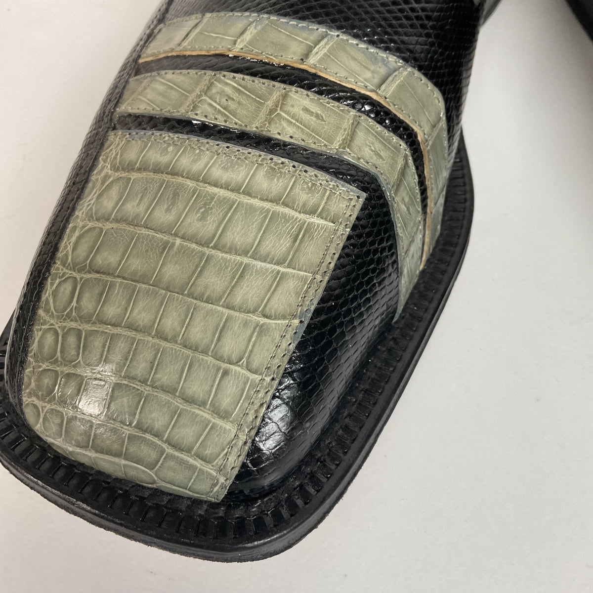 David Eden Caiman Derby Shoes | Teju Lizard Split | Exotic | Men’s 10.5