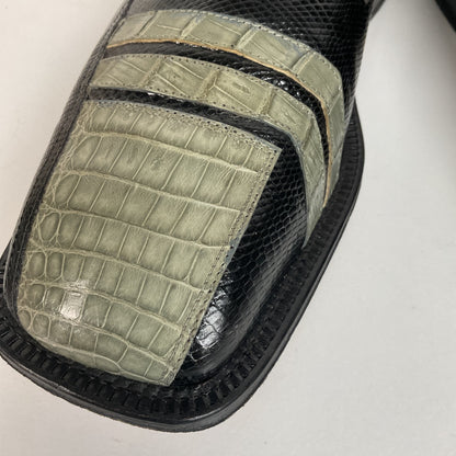 David Eden Caiman Derby Shoes | Teju Lizard Split | Exotic | Men’s 10.5