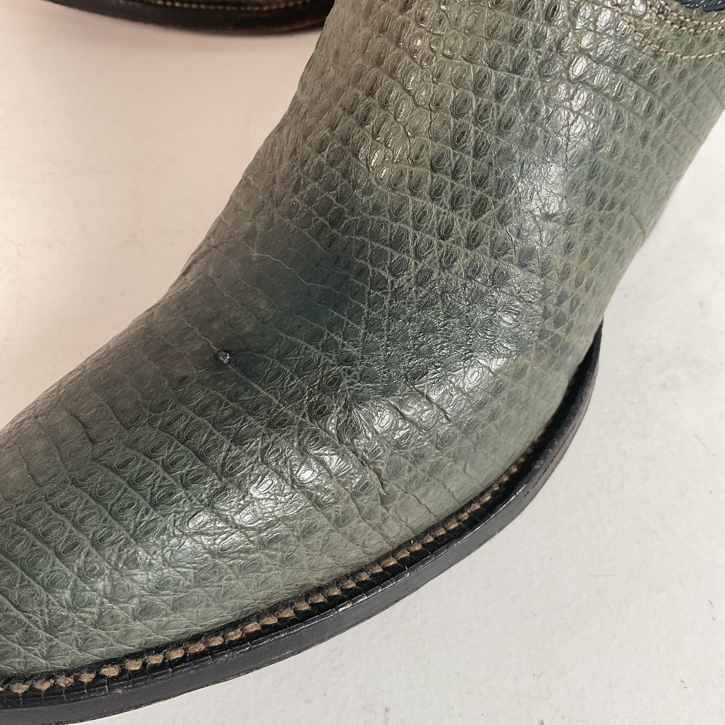 Vintage Justin Lizard Cowgirl Boots | USA Made | Women’s 6.5 B