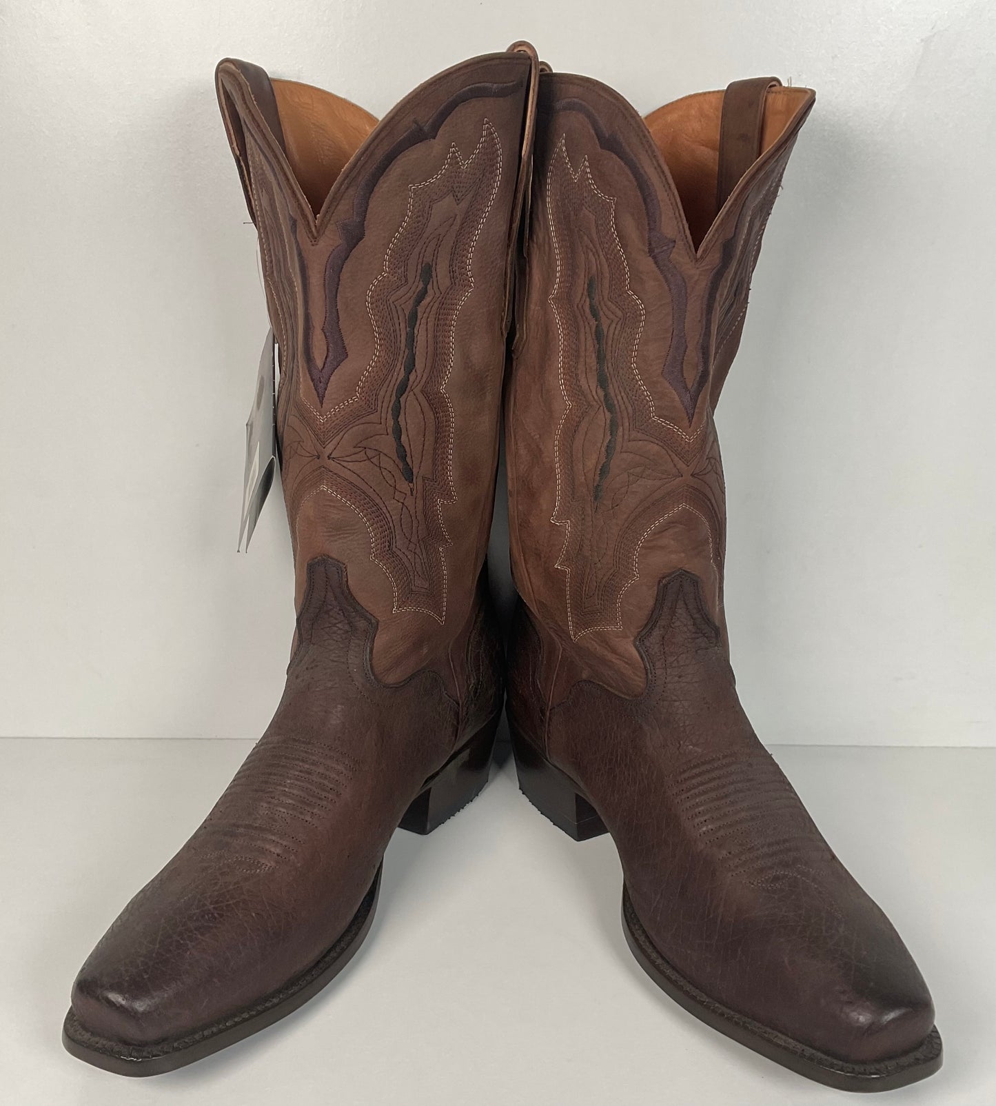 El Dorado Hippopotamus Cowboy Boots 9.5 D Handmade