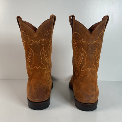 Rios Of Mercedes Kudu Suede Roper Boots | USA Made | Waxy | 12 D