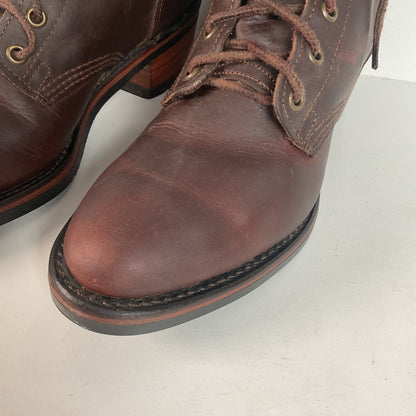 Vintage Santa Fe Western Packer Boots | Apache | Lace Up | USA Made | Women’s 9 M