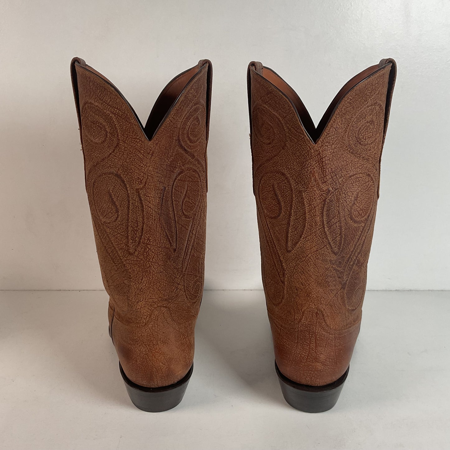 Black Jack Kangaroo Cowboy Boots — Exotic — Men’s 8 D