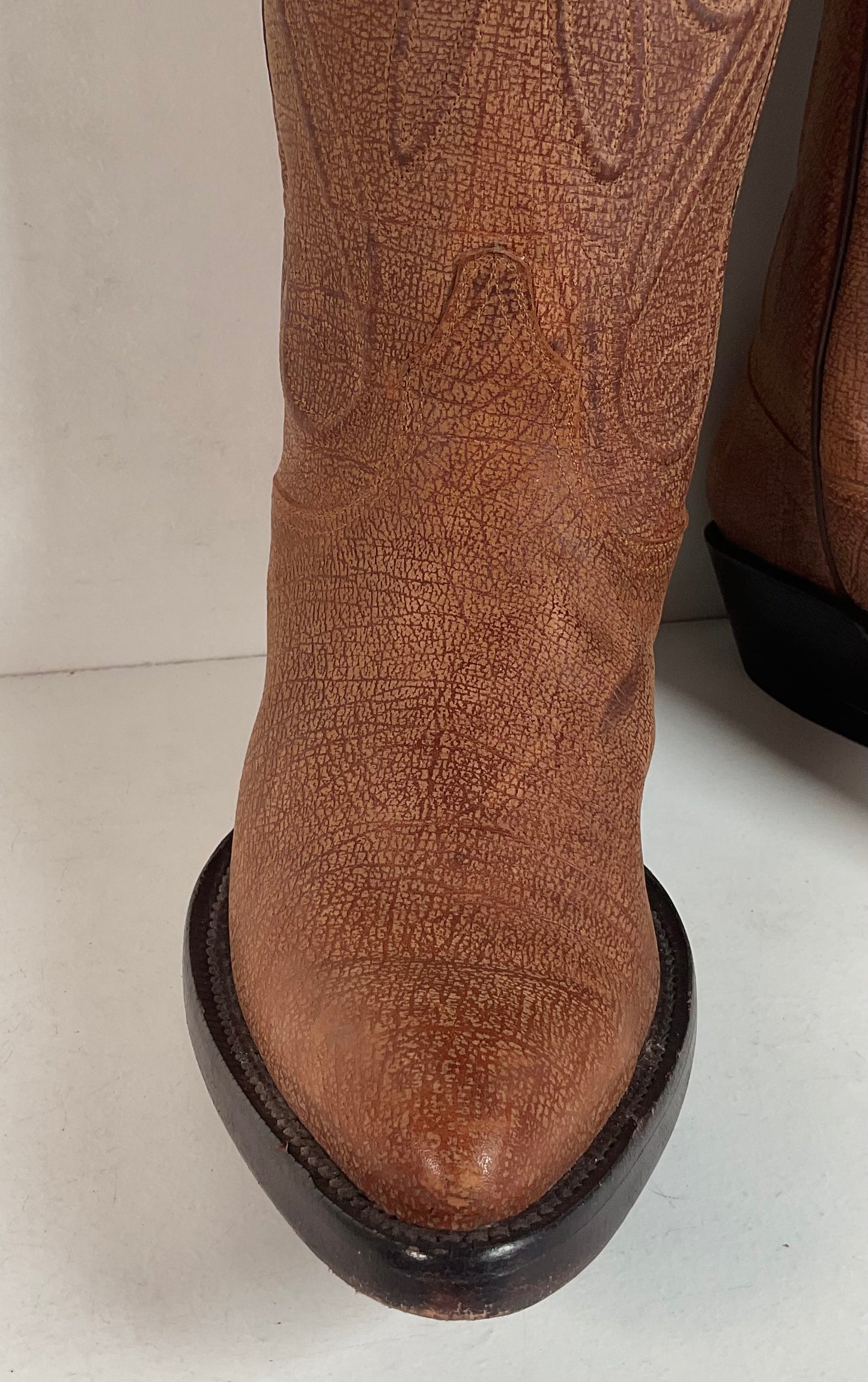 Black Jack Kangaroo Cowboy Boots — Exotic — Men’s 8 D