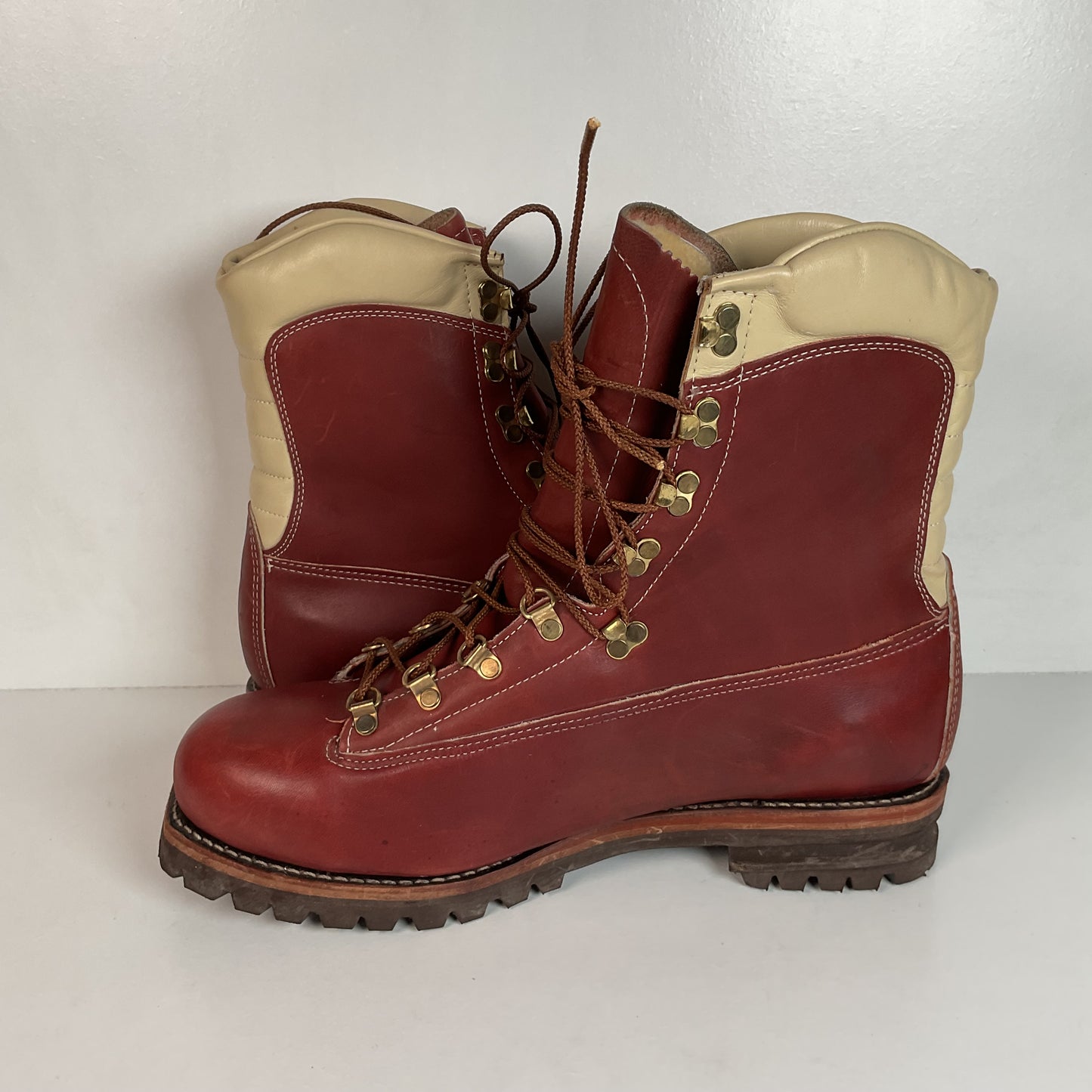 Vintage Chippewa Kush N’ Kollar Mountaineering Boots 13 D USA Made Insulated