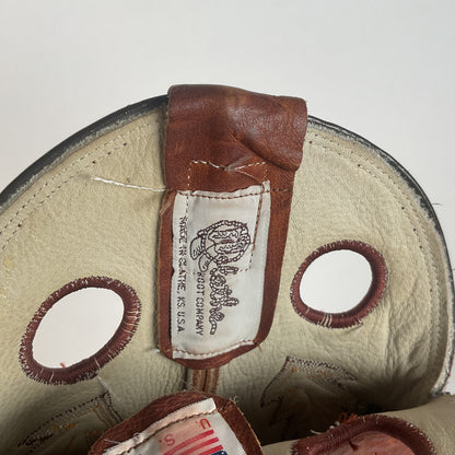 Olathe Brown Mule Buckaroo Boots | Tall Top | USA Made | Men’s 8.5 D