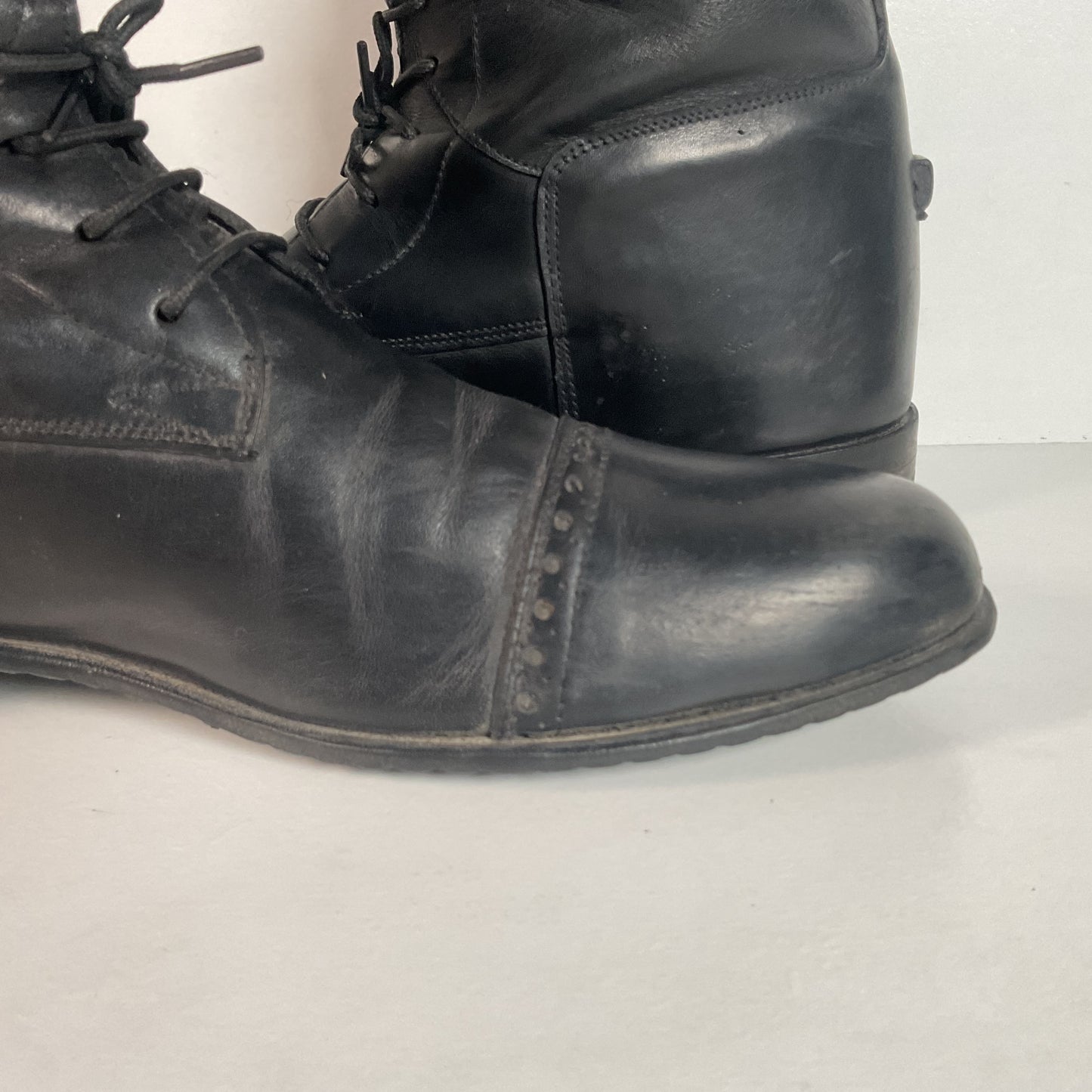 Der Dau Equestrian Riding Boots | Polo | Black Calf | Custom Made | Women’s 8.5