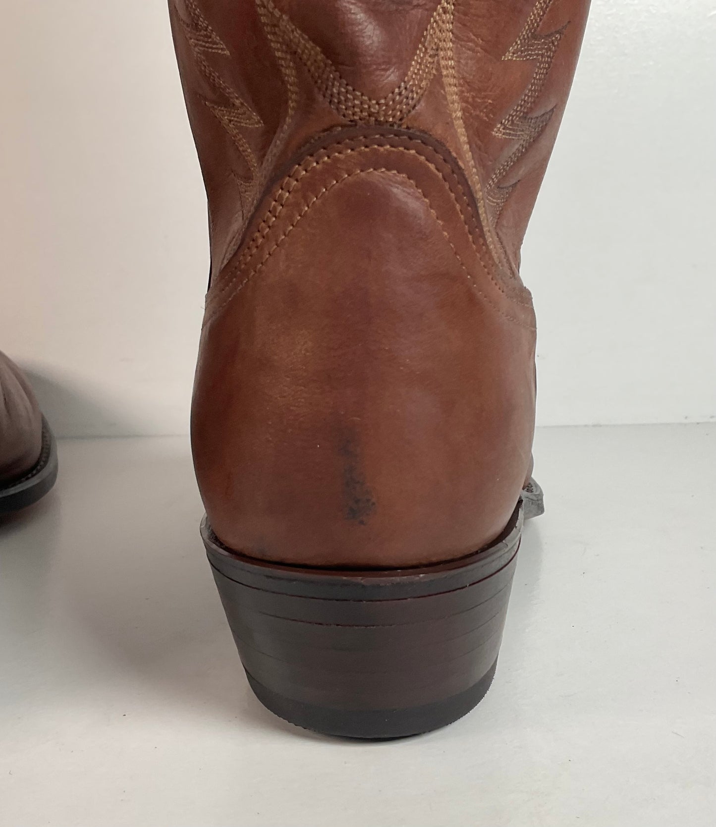 Vintage Dan Post Apache Cowboy Boots | USA Made | Distressed | Men’s 12 D