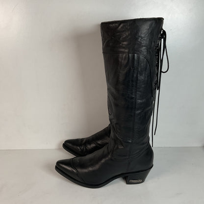 Vintage Women’s Harley Davidson Tall Lace Up Boots 10 M USA Made