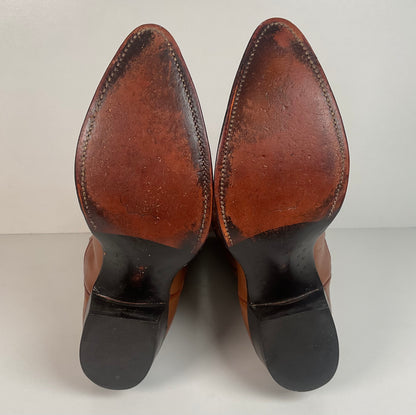 Vintage Nocona Cowboy Boots | Teju Lizard Wingtip | Men’s 10.5 D