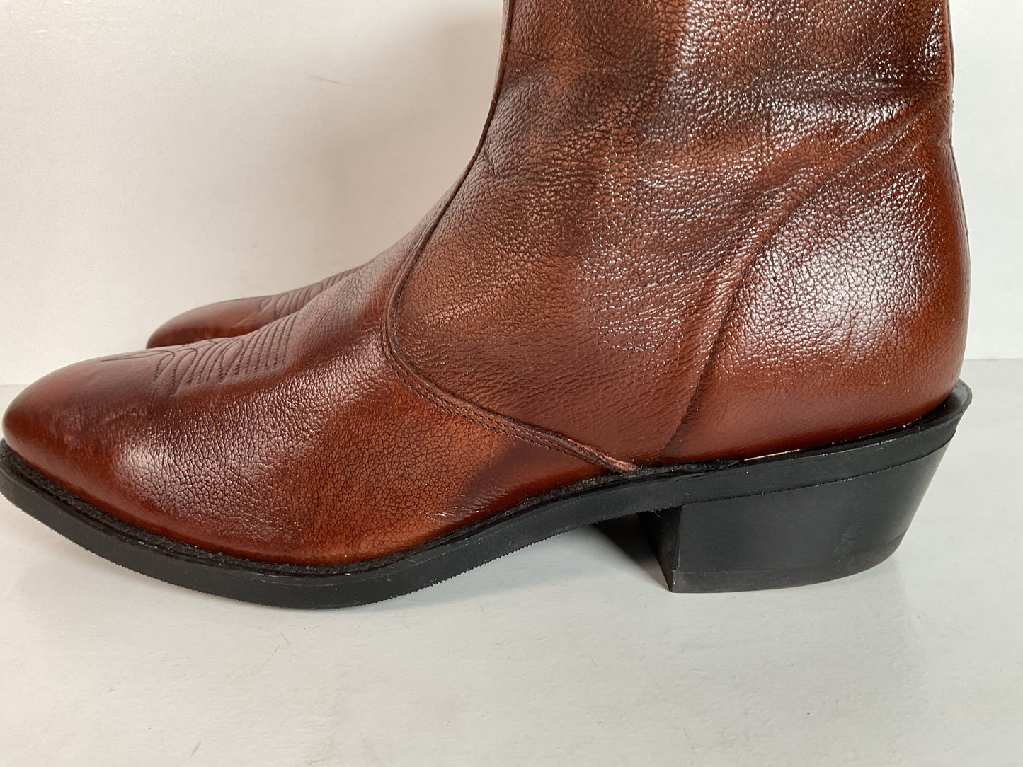 Vintage Laredo Western Ankle Boots | Side Zip | USA Made | Men’s 10.5 EE