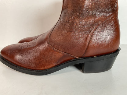 Vintage Laredo Western Ankle Boots | Side Zip | USA Made | Men’s 10.5 EE