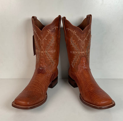 Lucchese for Resistol Ranch Ostrich Leg Roper Boots Men’s 10 B Exotic