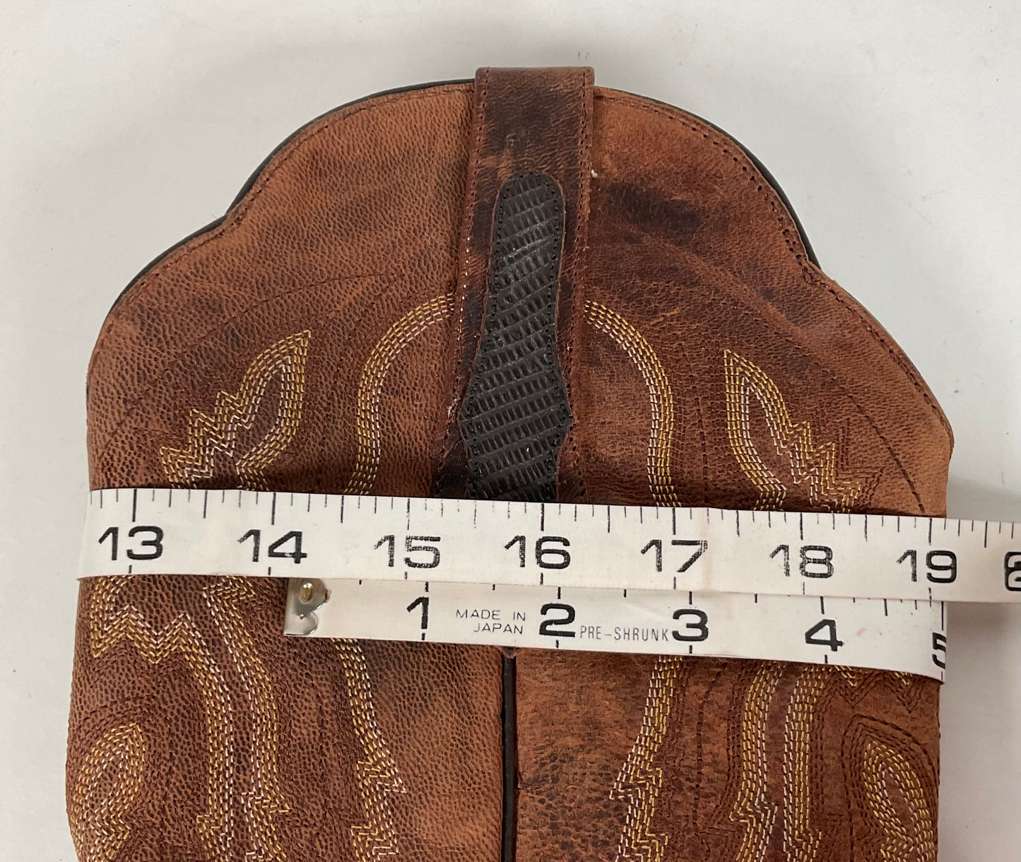 J. B. Dillon Goat Skin Cowboy Boots | Mad Dog | Tooled Inlays | Men’s 9 D