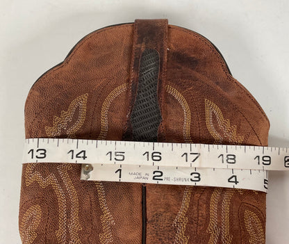 J. B. Dillon Goat Skin Cowboy Boots | Mad Dog | Tooled Inlays | Men’s 9 D