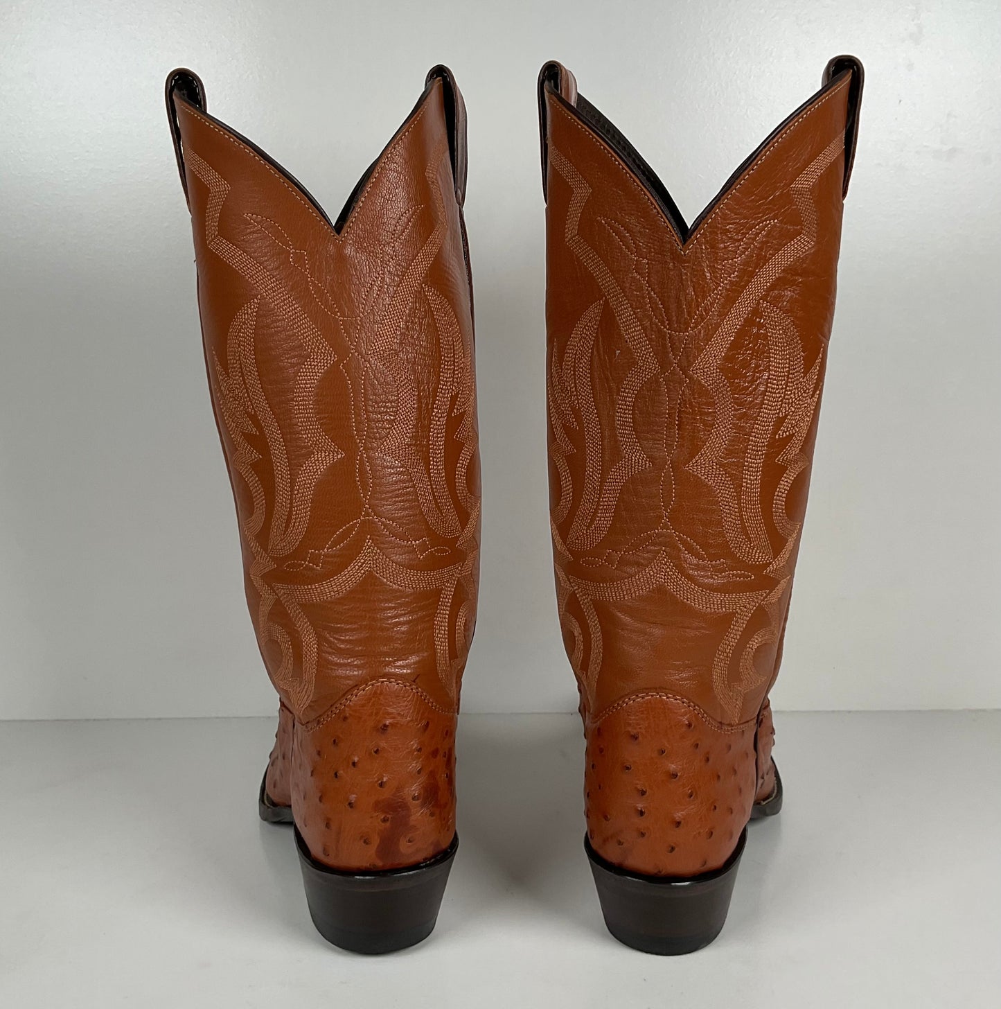 Justin Ostrich Quill Cowgirl Boots | Exotic | USA Made | Women’s 8.5 B