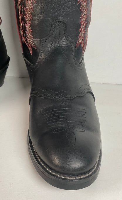 Vintage Texas Brand Buckaroo Cowboy Boots 10.5 EE USA Made