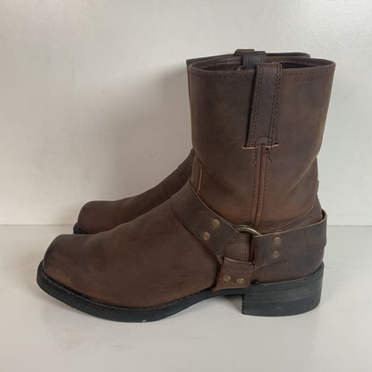 Frye Gaucho Harness Moto Boots 12 M Square Toe Style 87400 USA Made