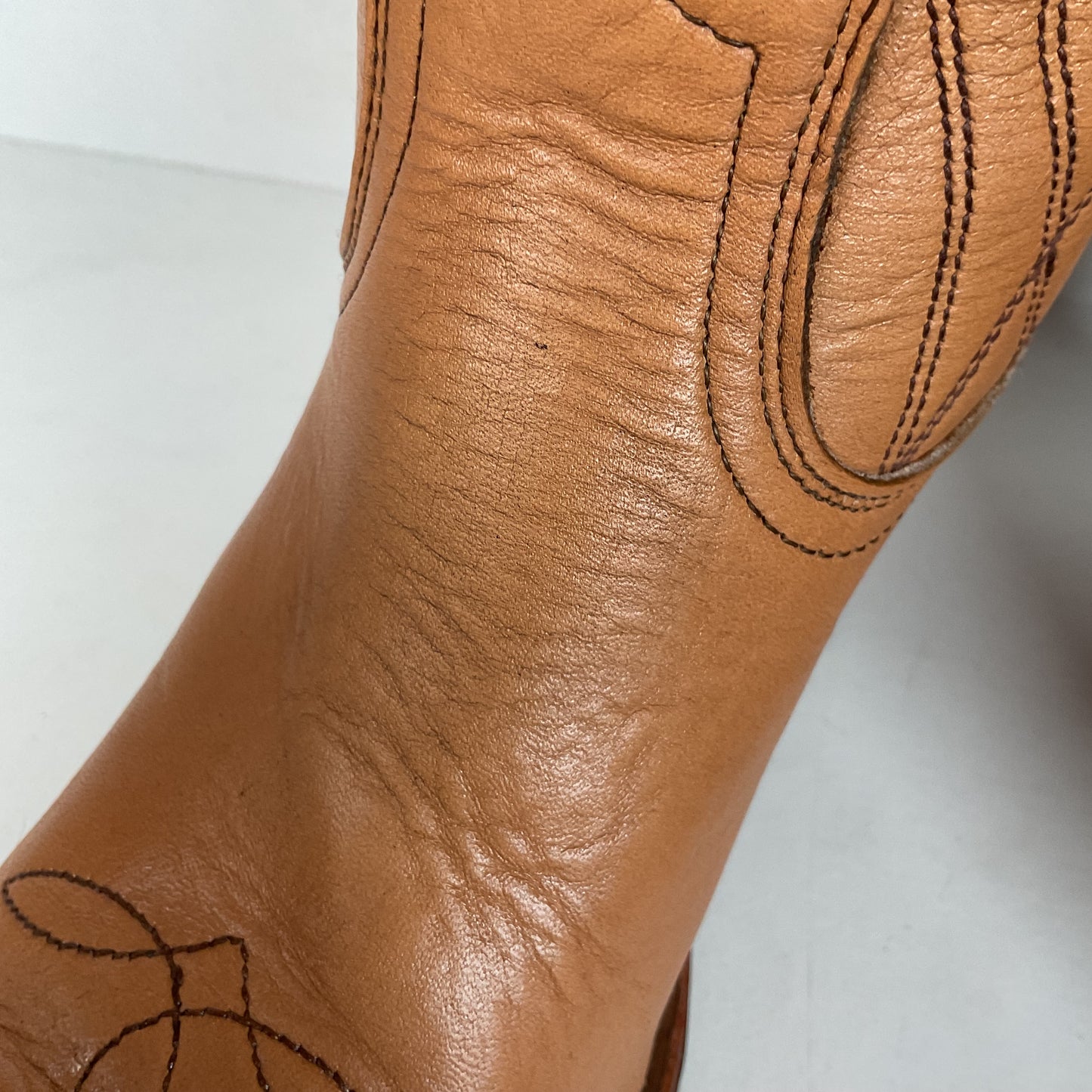 Vintage Frye Cowgirl Boots | USA Made | Butterscotch | Women’s 8.5 B