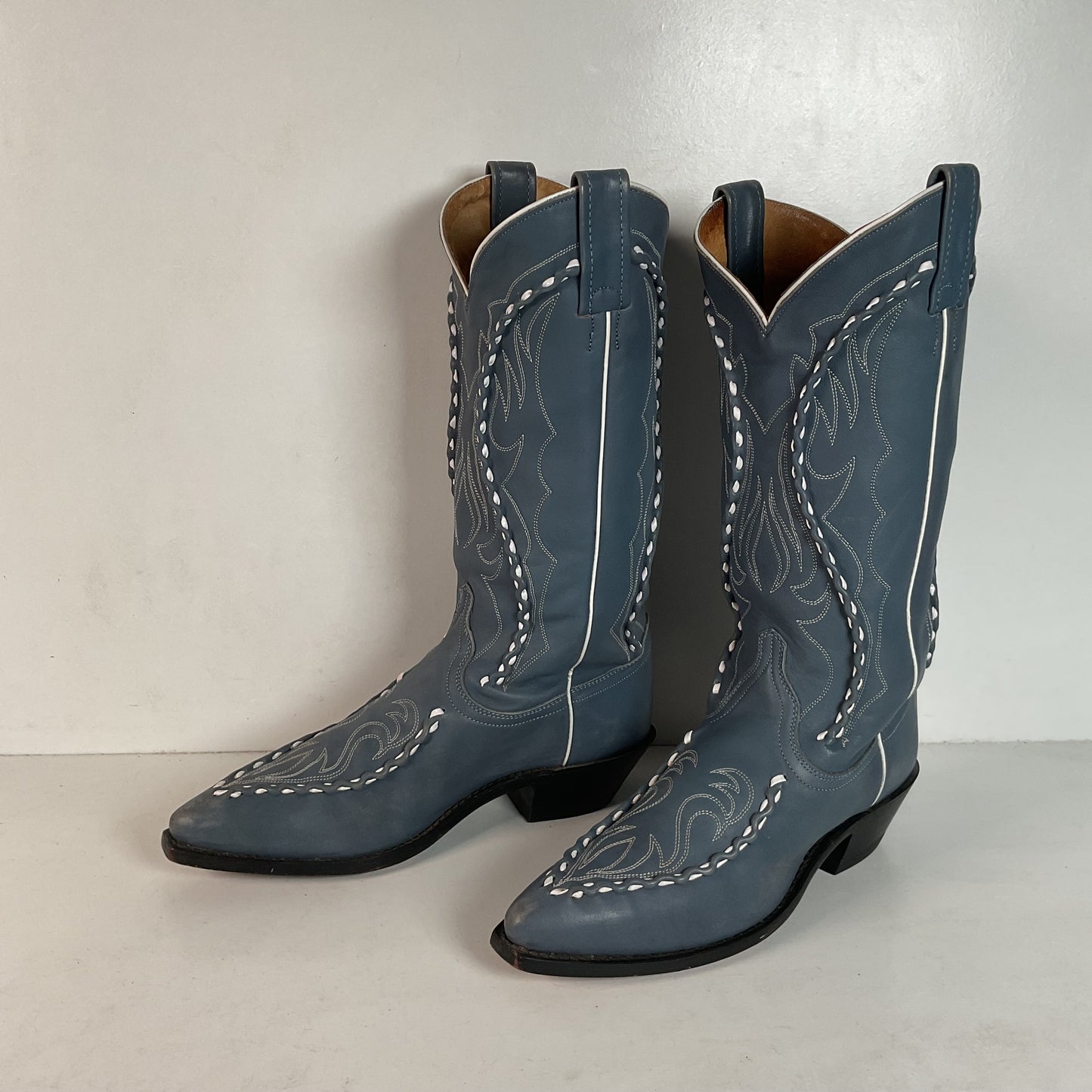 Dan Post Albany Bucklace Cowgirl Boots | Mule Skin | Blue | Women’s 8 M