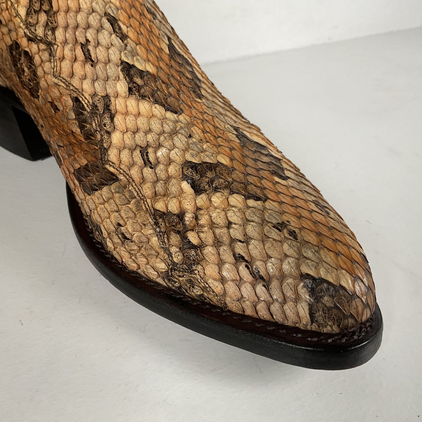 Lucchese 2000 Canebrake Rattlesnake | USA Made | Timber Snakeskin | Men’s 8 D