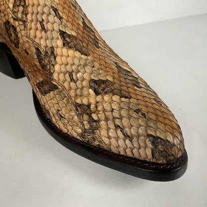 Lucchese 2000 Canebrake Rattlesnake | USA Made | Timber Snakeskin | Men’s 8 D