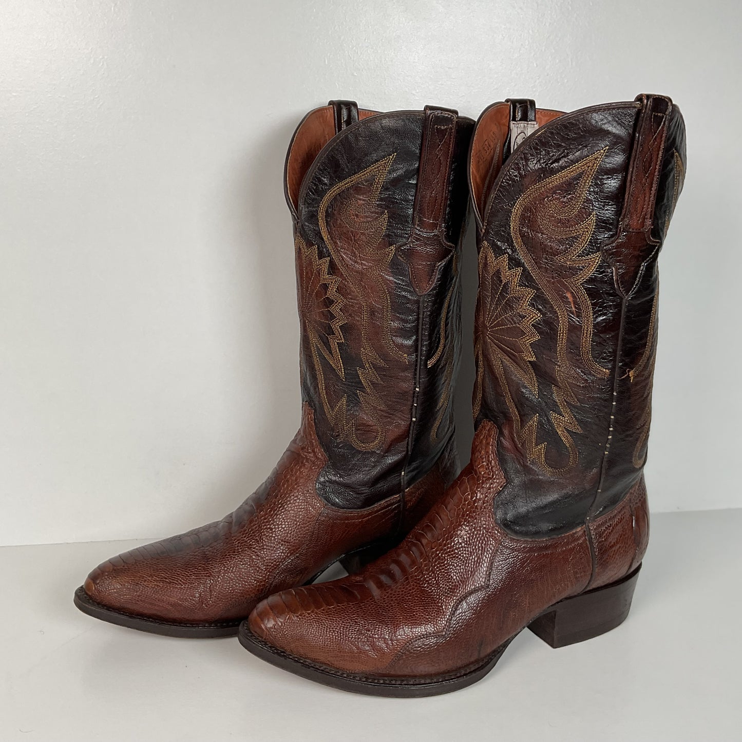 Vintage Cuadra Ostrich Leg Cowboy Boots | Exotic | Men’s 10.5