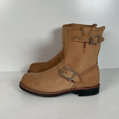 Red Wing Suede Engineer Boots | Rough Out | Sand Mojave | Women’s 8 B
