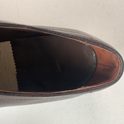 Vintage Florsheim Brown Derby Shoes 10 D Apron Toe