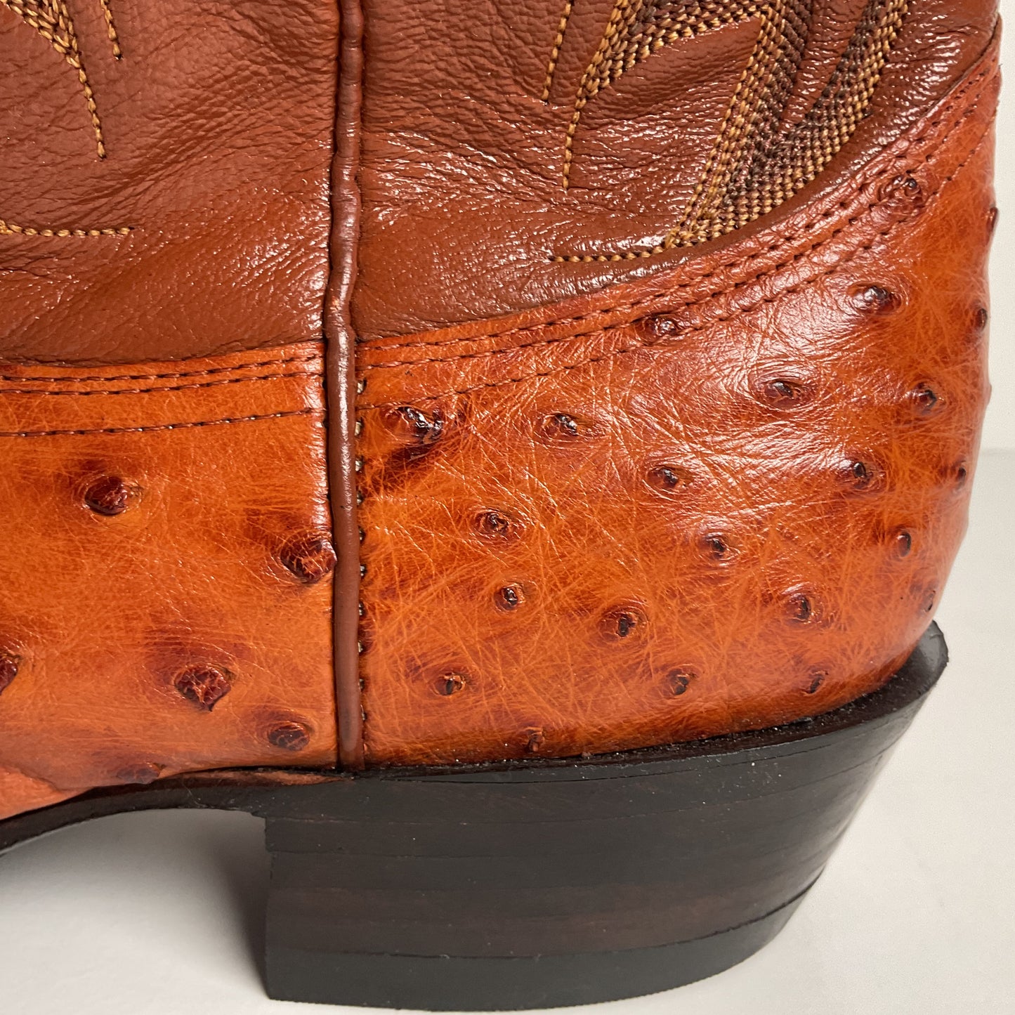 Vintage Nocona Full Quill Ostrich Cowboy Boots | USA Made | Men’s 9 E