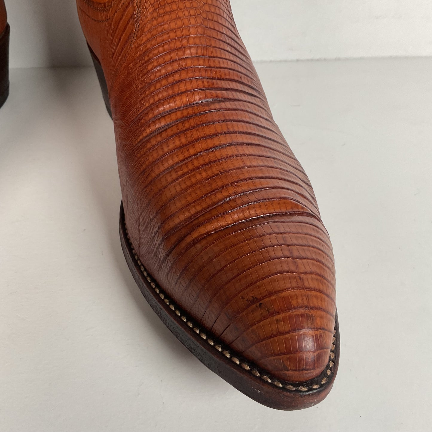 Vintage Dan Post Teju Lizard Cowboy Boots | USA Made | Men’s 10.5