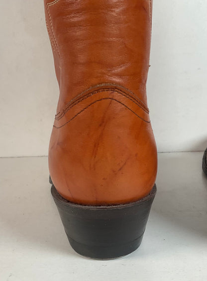 Vintage Justin Redwood Cowboy Boots | USA Made | 10.5 D