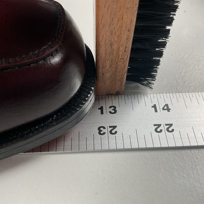 Vintage Florsheim Plain-Toe Derby Shoes | Burgundy Veal | 1970s | Men’s 13 B