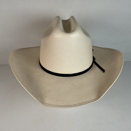 Serratelli Shantug Panama Straw Hat 7 1/4 XXXXXX Western Cowboy