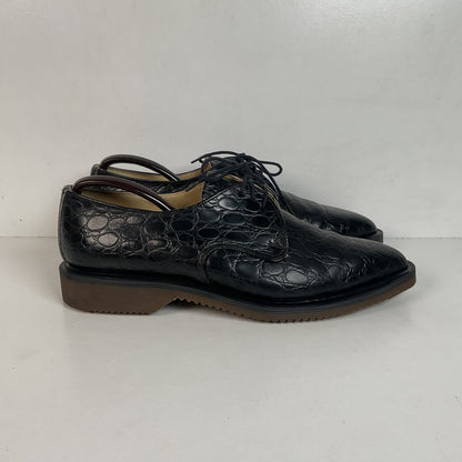 Vintage Dr. Martens Crocodile Embossed Derby Shoes Men’s 8 UK | 9 US England