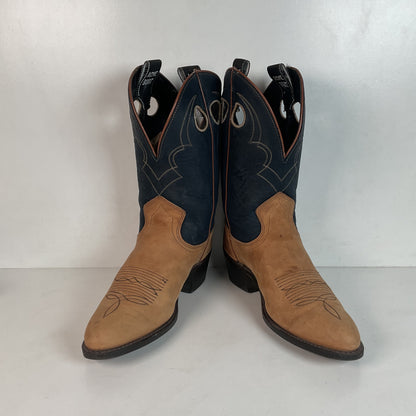 Vintage Acme Shorty Buckaroo Cowboy Boots 9 D Punchy Cloth Pullo