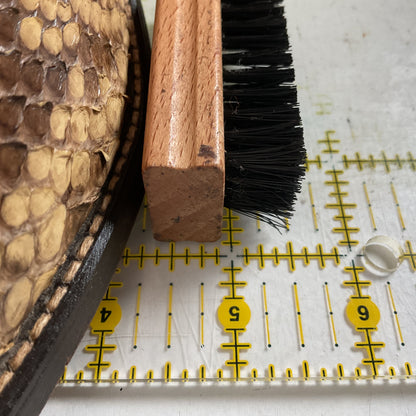 Vintage Laredo Front Cut Python Cowboy Boots 12 D USA Made Snakeskin