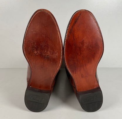 Vintage Justin Roper Boots | Cowboy | USA Made | Brown | Men’s 12 EE