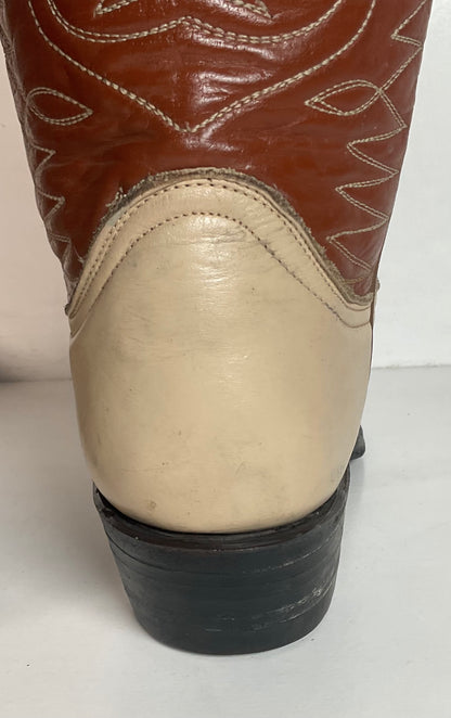 Vintage Tony Lama Urban Cowgirl Boots Men’s 6.5 | Women’s 7.5 Gold Label